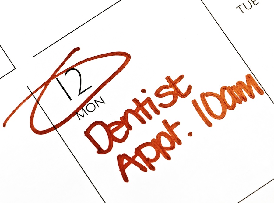 dentist appointment scheduling, time to see a dentist